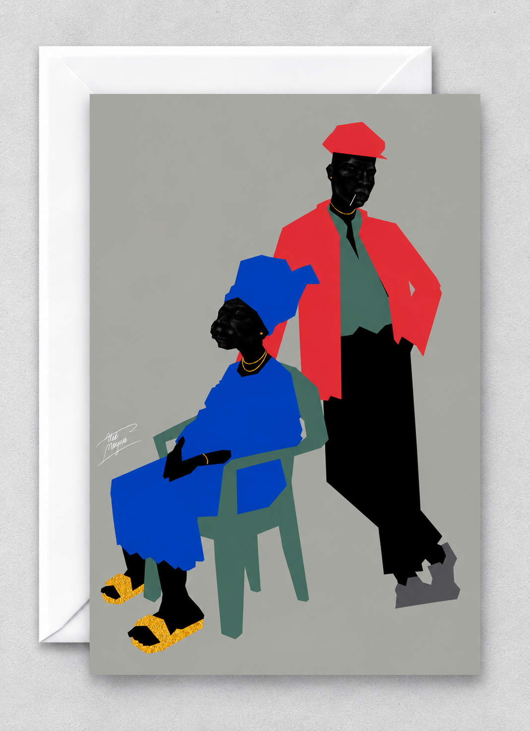 Omo Mummy - Mothers Day Greetings Card